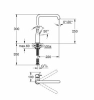GROHE ESSENCE MONOMANDO COCINA